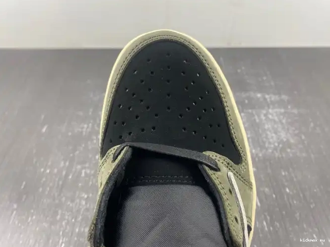 Cheap SCOTT TRAVIS DM7866-002 OG JORDAN OLIVE' 'BLACK SP AIR 1 X LOW 0505